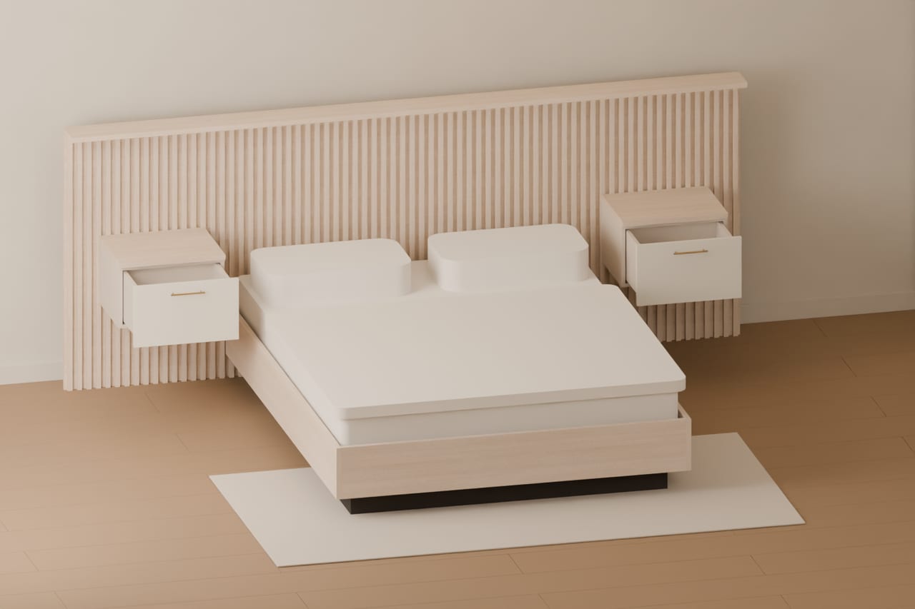 Natura Rest · yatak odası · açık konum, ikinci açı